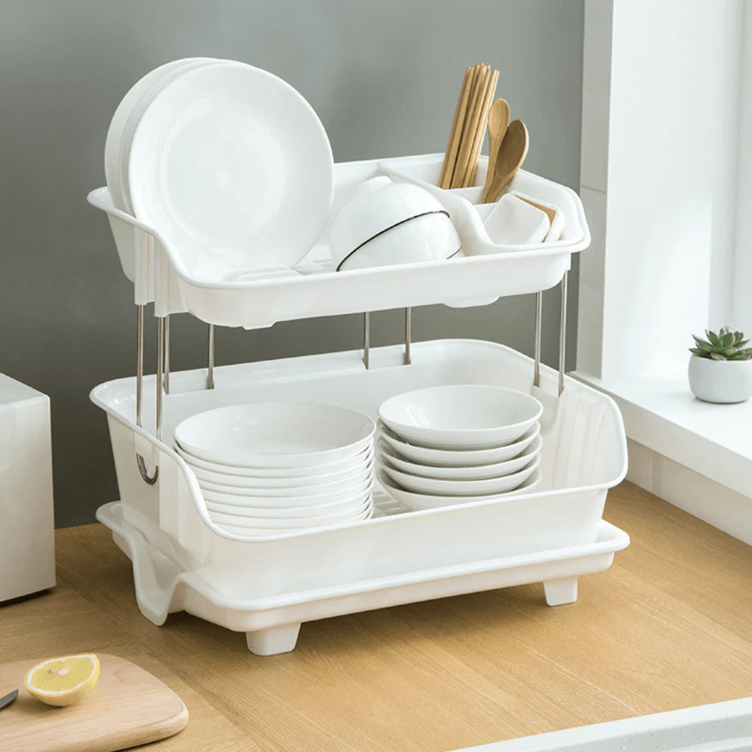Smart Space Double-Layer Dish Rack