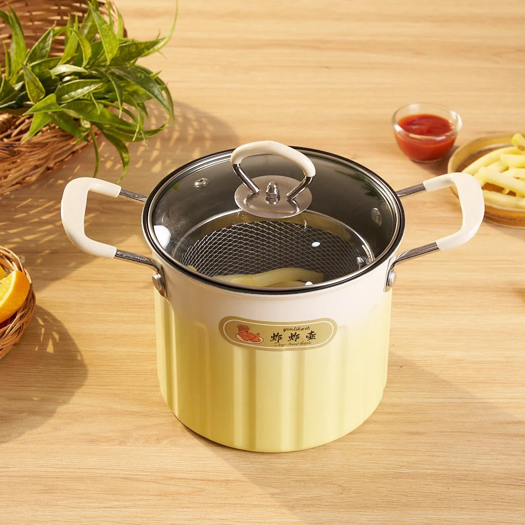 Eco-Friendly Deep Fryer Pot With Lid