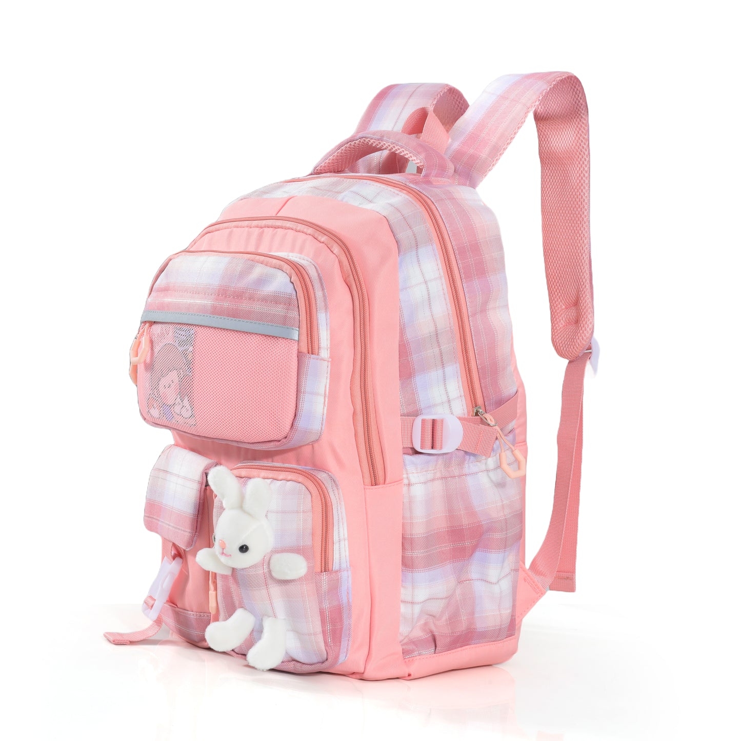 Unisex Large Capacity Cartoon Geometric Backpack High Quality Waterproof Nylon School Bag for Students