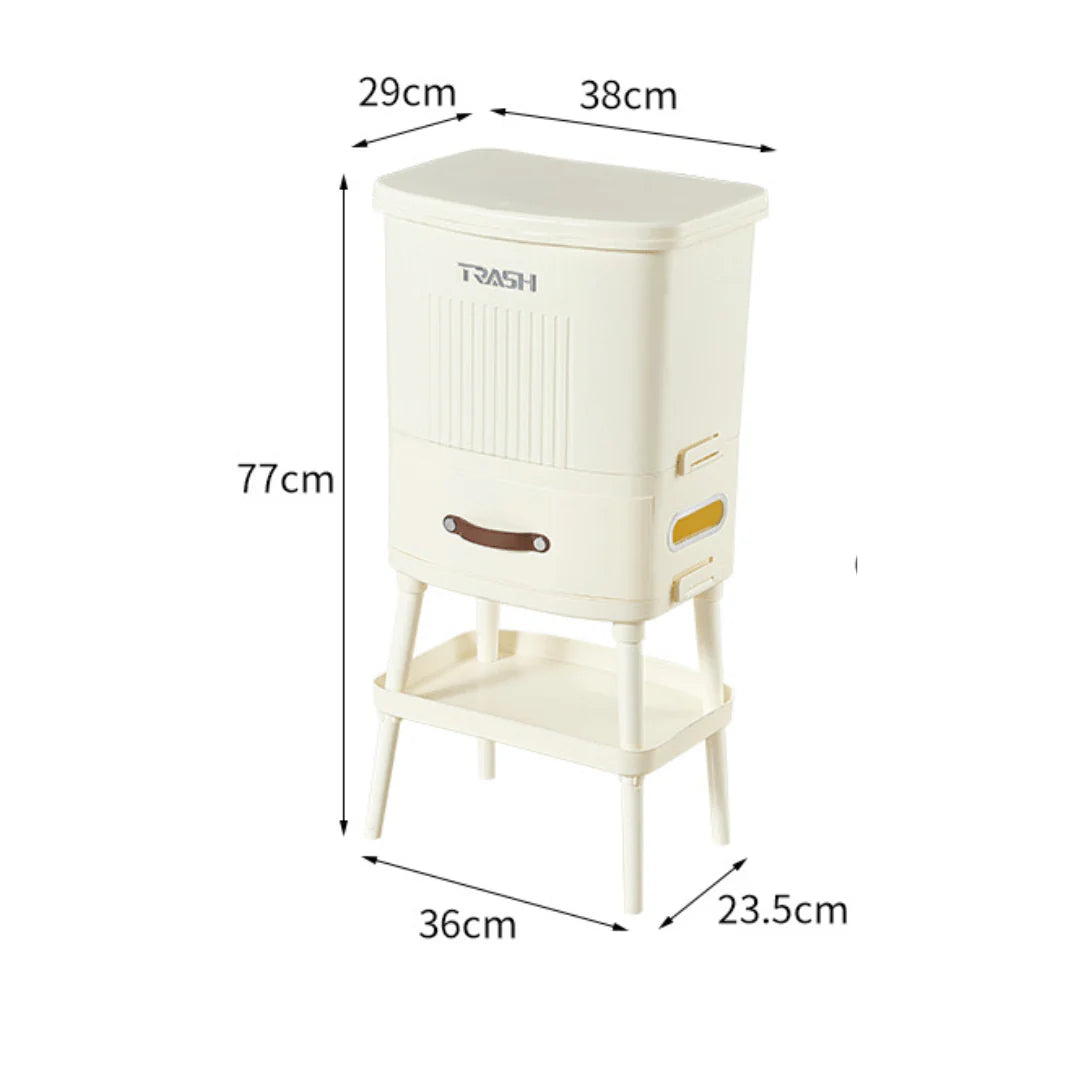 Nordic High-Leg Trash Can