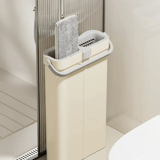 Flat Dormitory Hands-Free Ultra-Dry Mop Basket