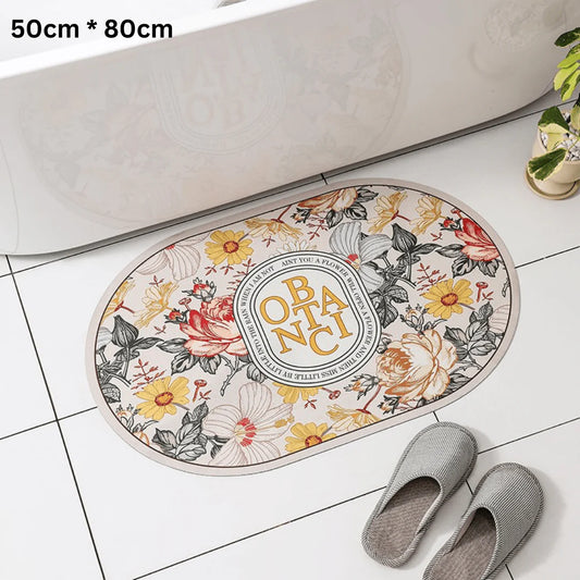 Multipurpose Waterproof Leather Foot Mats (Round Style-1)