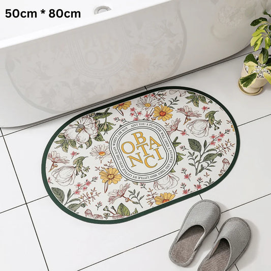 Multipurpose Waterproof Leather Foot Mats (Round Style-3)