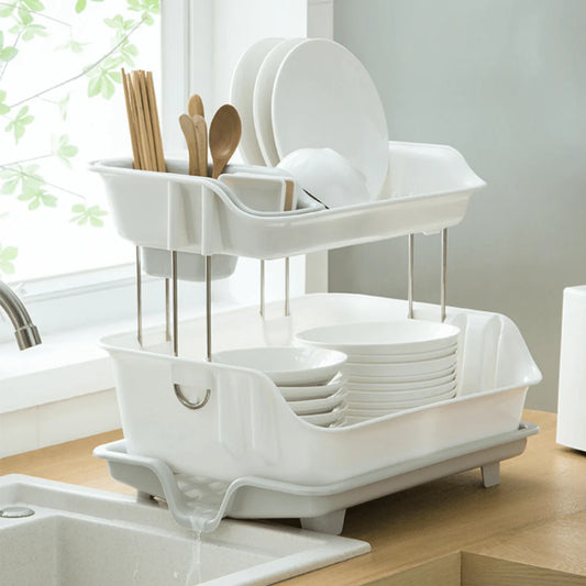 Smart Space Double-Layer Dish Rack