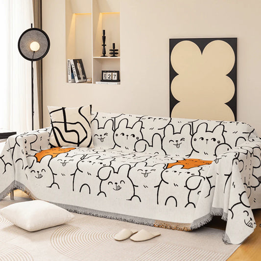 Elegance Chenille Sofa Cover : [EM-SC-18] (Style-1)