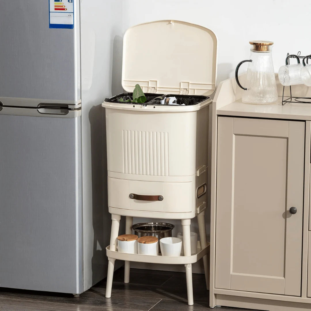 Nordic High-Leg Trash Can