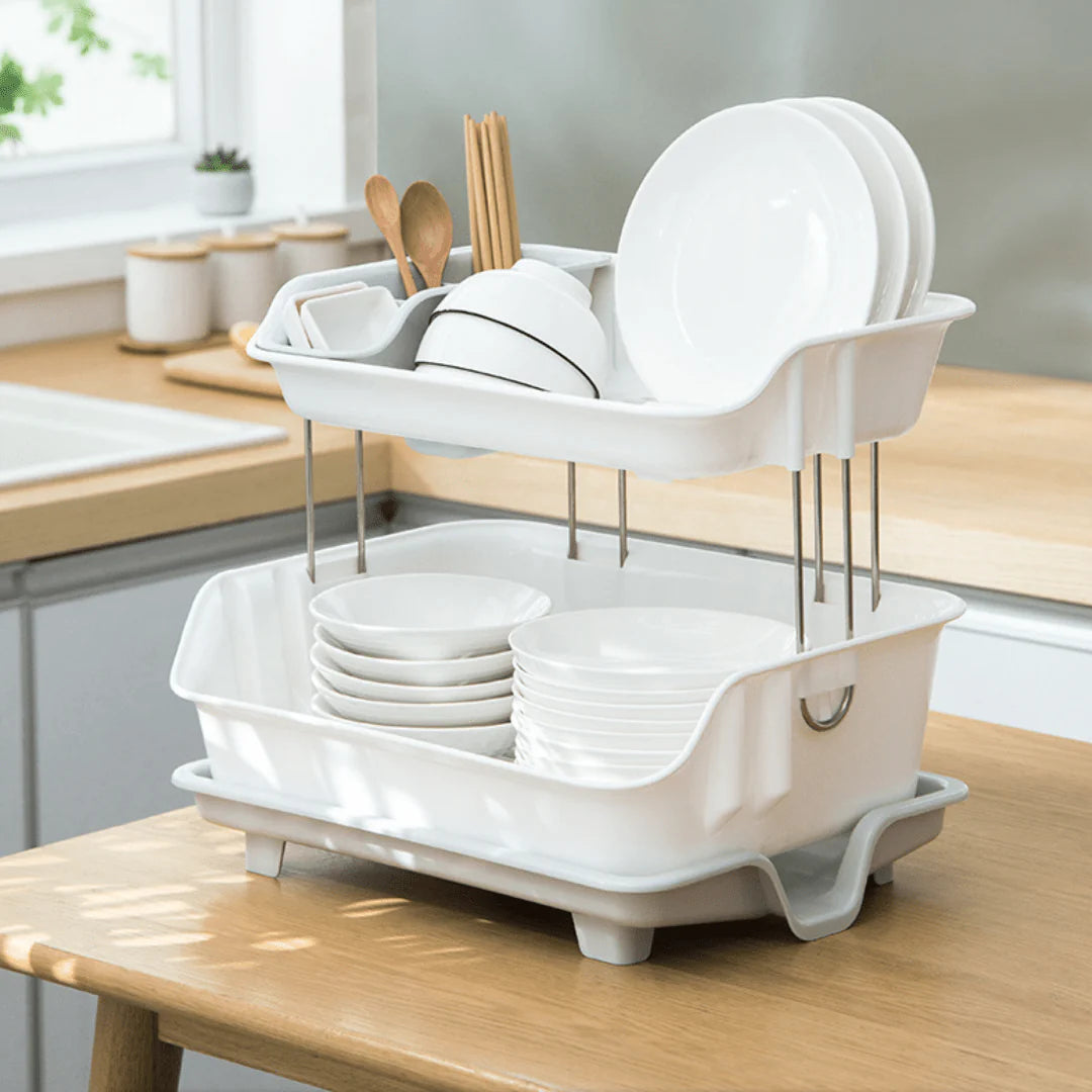 Smart Space Double-Layer Dish Rack