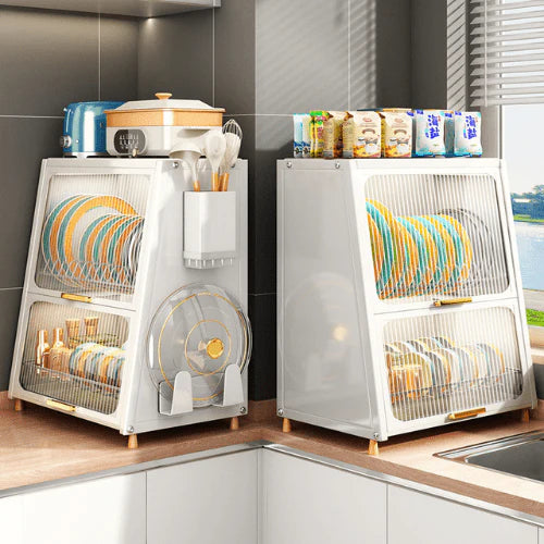 2 Tier Kitchen Counter Shelf Organizer