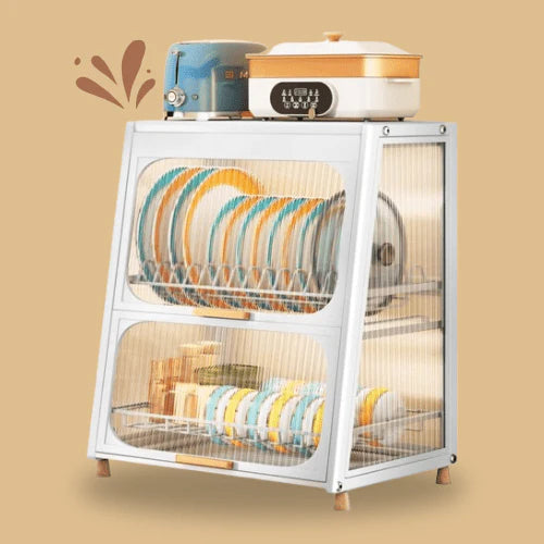 2 Tier Kitchen Counter Shelf Organizer