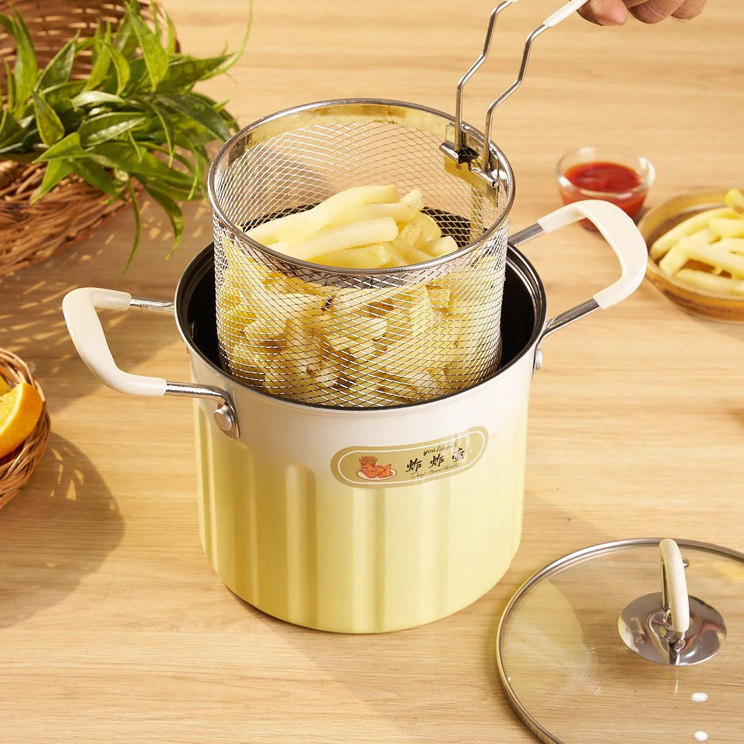 Eco-Friendly Deep Fryer Pot With Lid