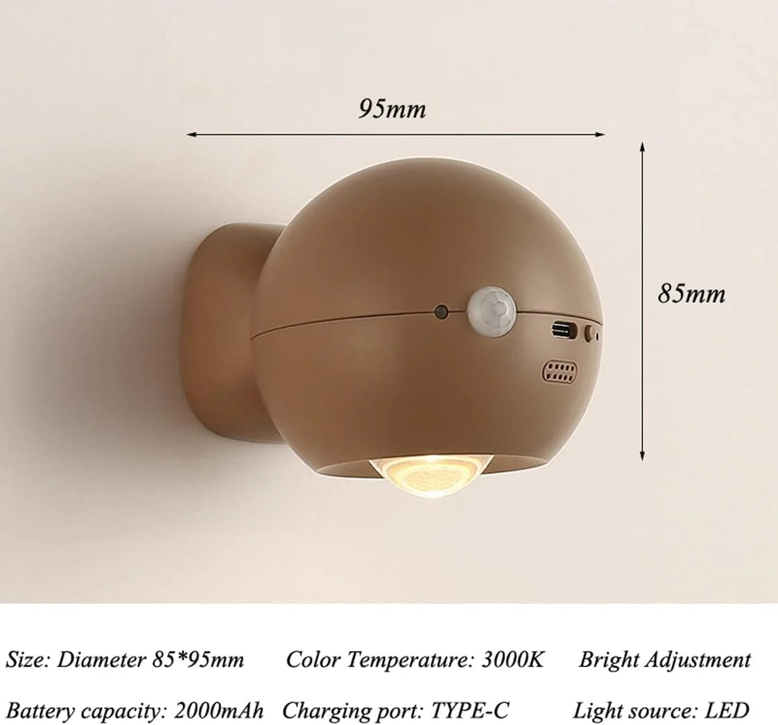 360° Rotation Motion Sensor Wall Lamp
