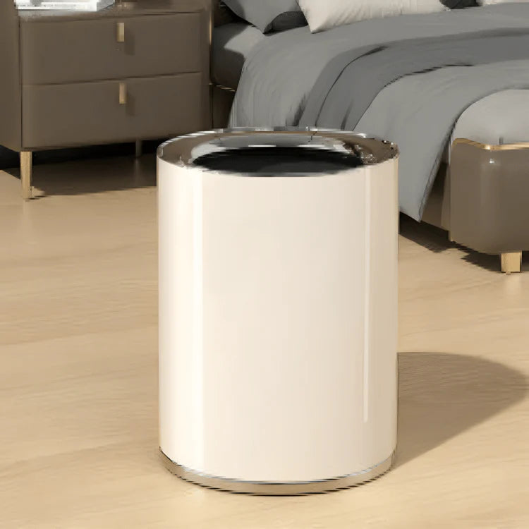 Elegant Carbon Steel Sleeve Trash Can