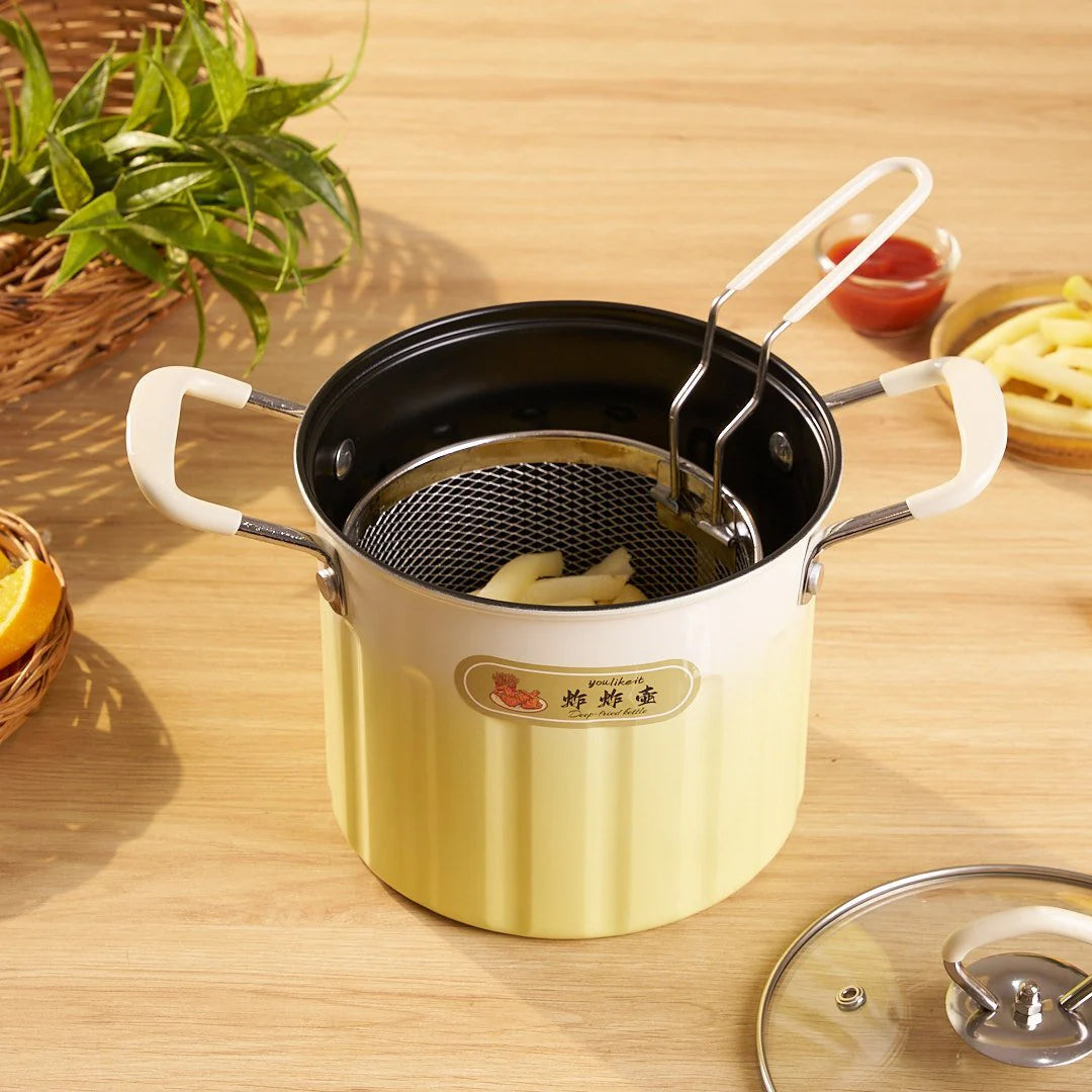 Eco-Friendly Deep Fryer Pot With Lid