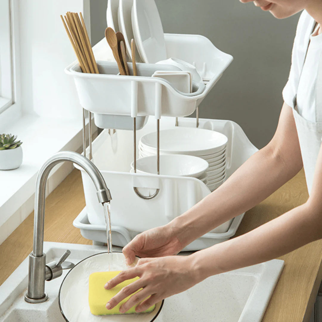 Smart Space Double-Layer Dish Rack