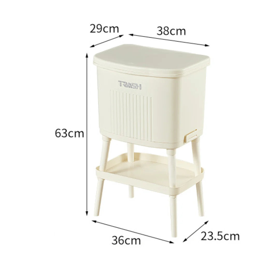 Nordic High-Leg Trash Can