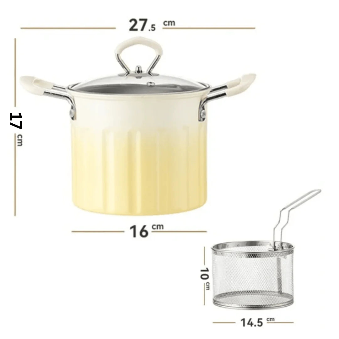 Eco-Friendly Deep Fryer Pot With Lid